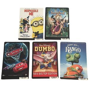 Kids Disney and‎ Nickelodeon Blockbuster Video Backer Cards 5"X 8" Not Movies